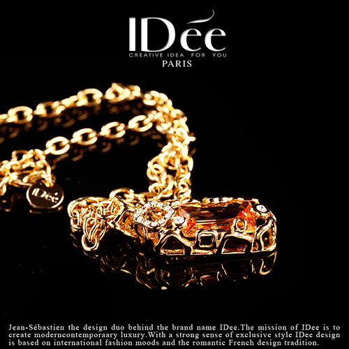 彰顯不凡品位 法國idee時尚藝術飾品，華美寶石項鏈的藝術之魅